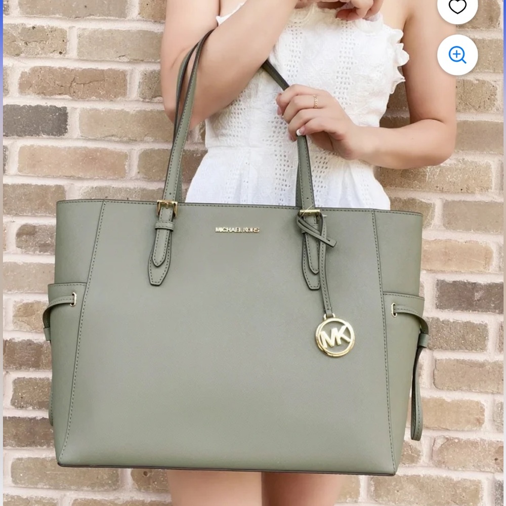 Michael Kors voyager Large Army Green Handbag